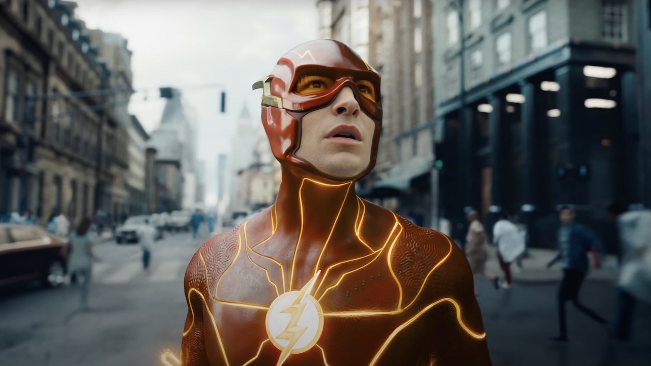Ezra Miller como Flash en su propia película de DC