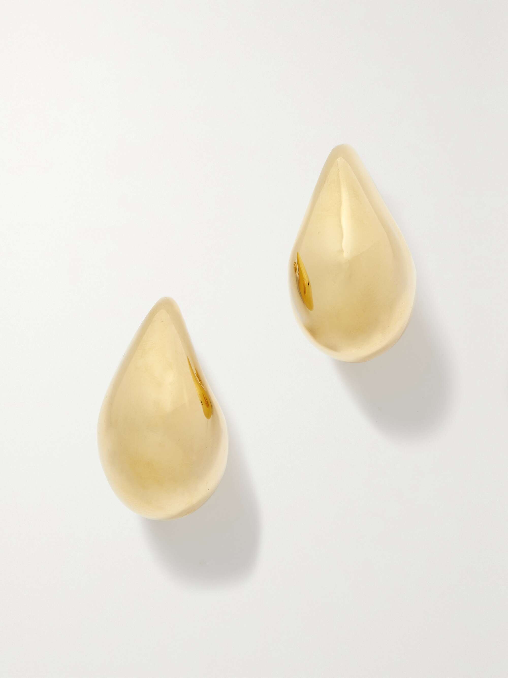 Small Drop Gold-Plated Earrings