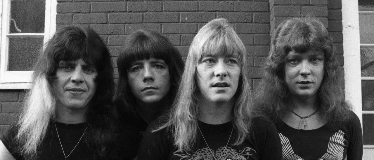Sweet in 1976, group portrait