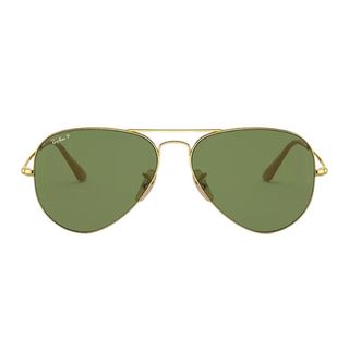 Ray-Ban RB3689 Women's Polarised Aviator Sunglasses, one of the best 50th birthday gift ideas