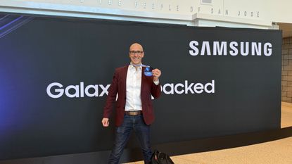 an image of Lance Ulanoff at Samsung Galaxy Unpacked 2025