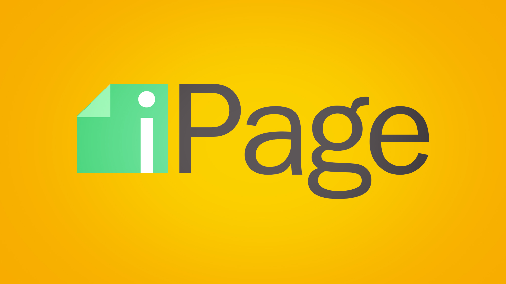 iPage logo on orange background
