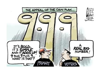 Adding up Cain's tax plan