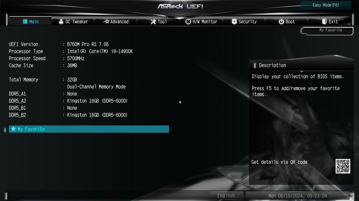 ASRock B760M Pro RS