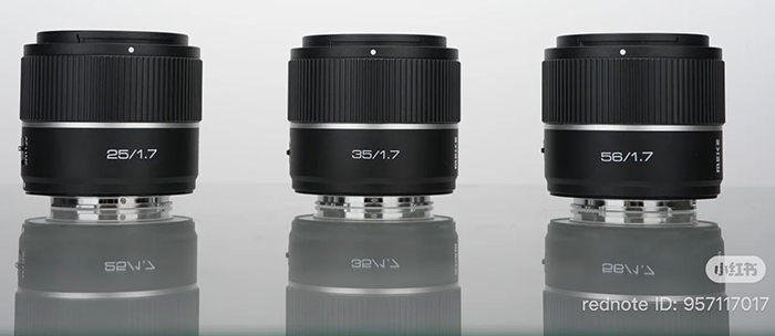 Leaked images of the Meike Air lenses