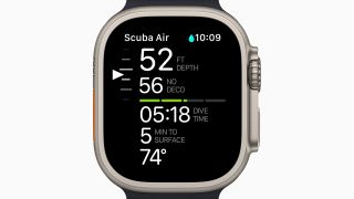 Apple Watch Ultra Oceanic+ app