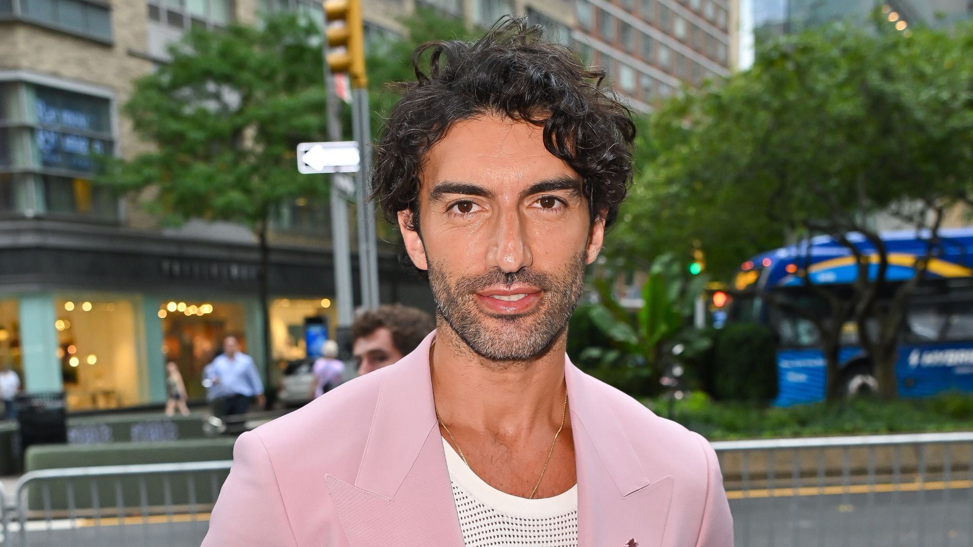 Justin Baldoni attends the 'It Ends With Us' premiere