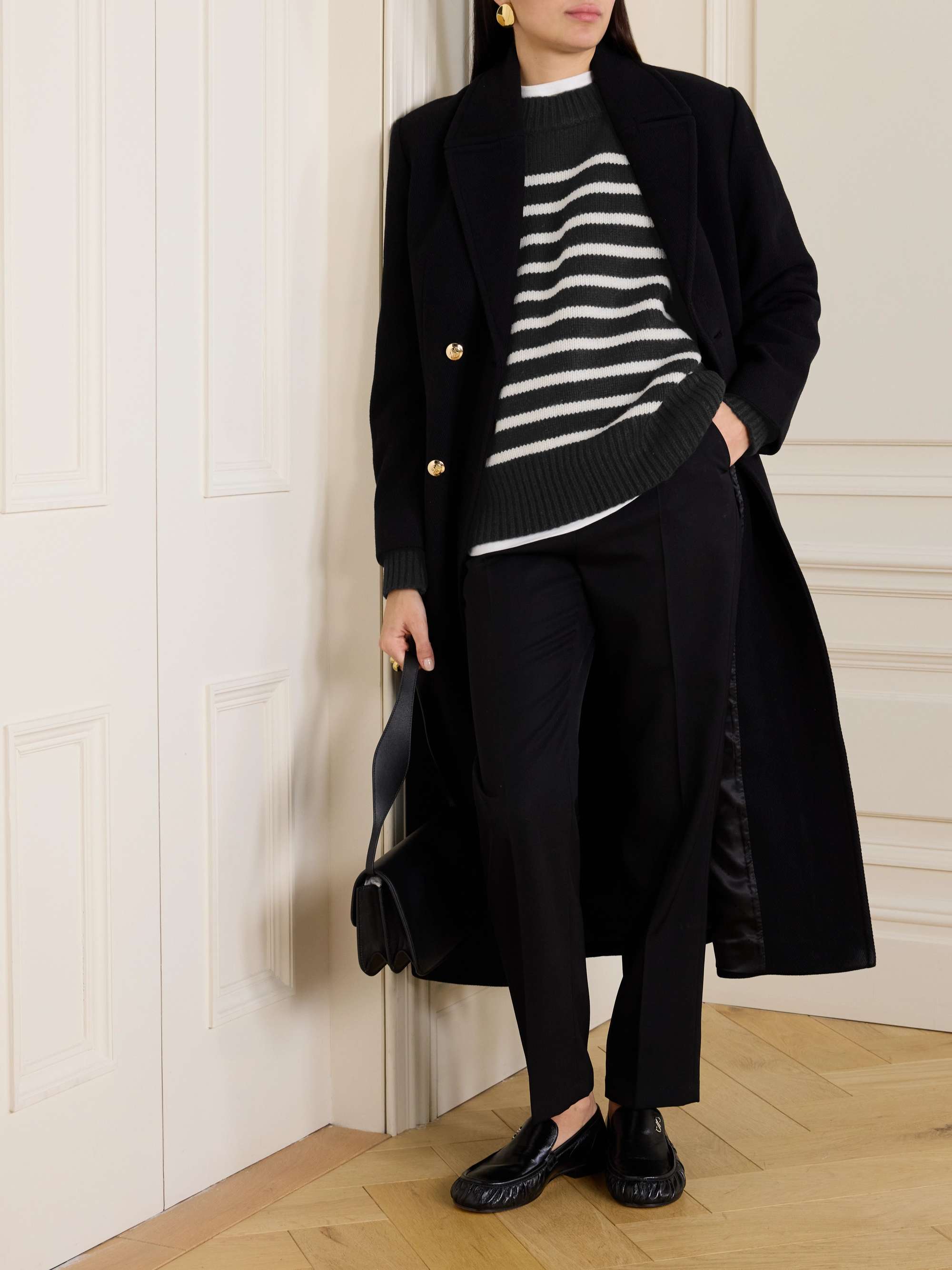 Marin Striped Wool and Cashmere-Blend Sweater