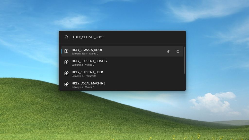 Accessing the Windows Registry through PowerToys Run