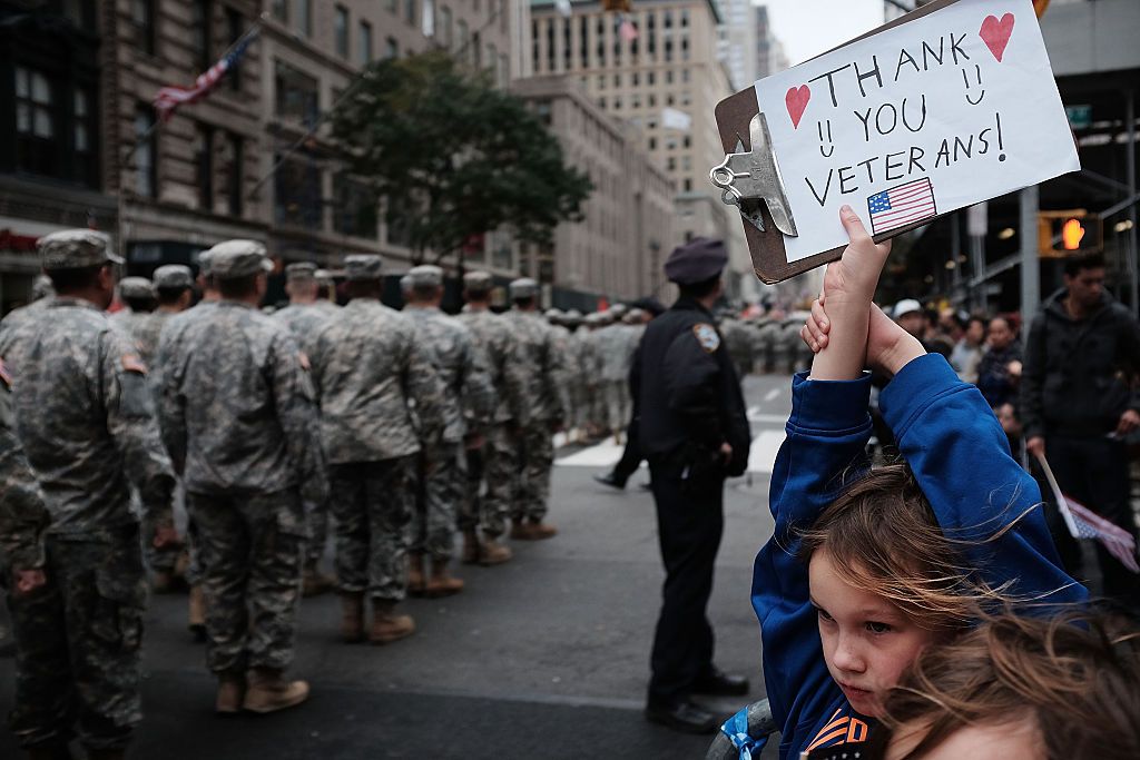 Veterans parade.