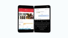 Microsoft Surface Duo - Menu and messaging