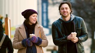 Isabelle Blais and Zach Braff in The High Cost of Living