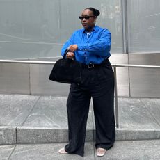 Aniyah Morinia posing in NYC