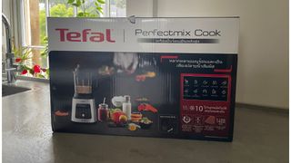 Tefal Perfectmix Blender box on the counter