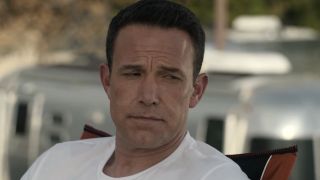 Ben Affleck's Christian telling his brother he's a cat person in The Accountant 2