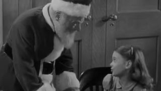 Natalie Wood talking to Santa Claus in Miracle on 34th Street