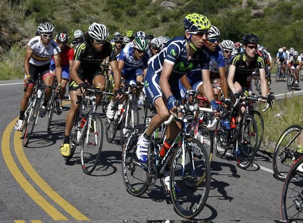 Xavier Tondo (Movistar) in action during stage two.