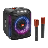 JBL PartyBox Encore speaker with two mics