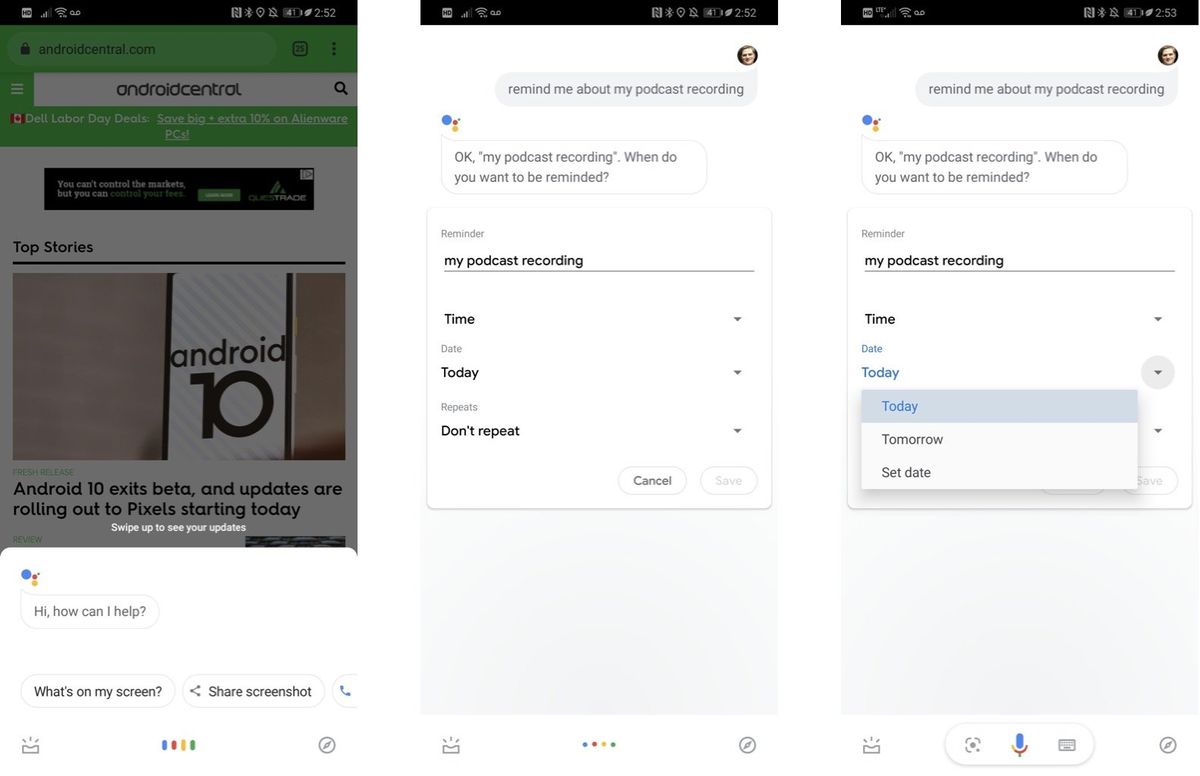How to assign a Google Assistant reminder Android Central