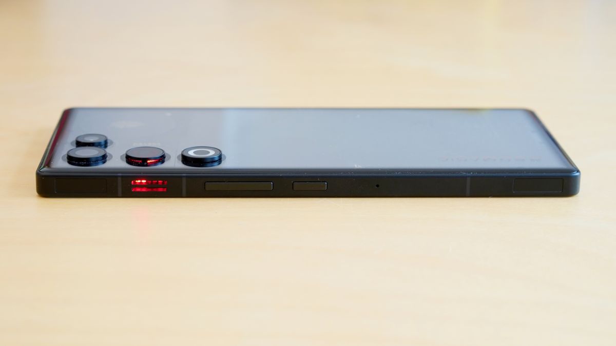 The RedMagic 11 Air is no looker, but you won't find better gaming performance for the money