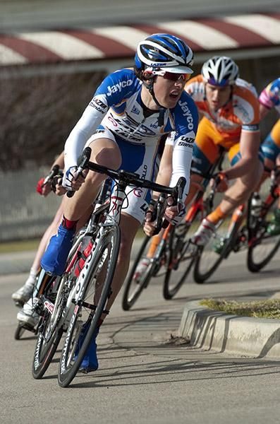 Eric Sheppard (Jayco/VIS/Apollo) in action during stage seven.