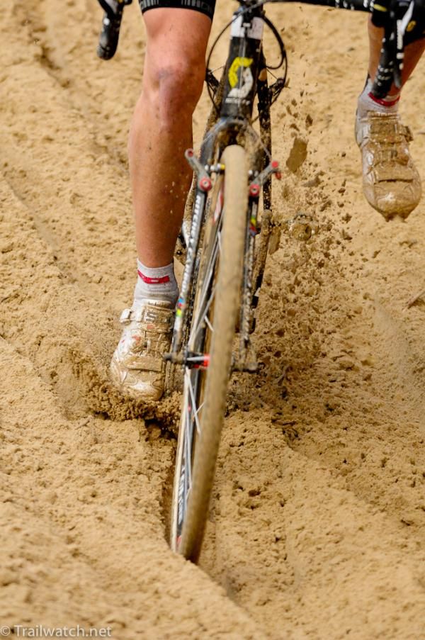 Koksijde treated the riders to the most sand they had seen all year