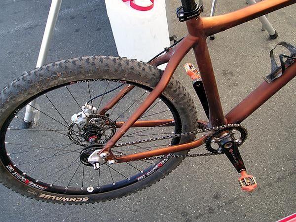 The rear end on Travis Brown&rsquo;s (TrekVW) 69er single speed.