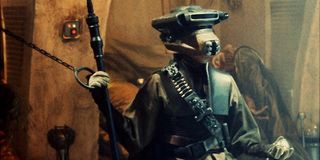 Leia disguised as Boushh in Return of the Jed