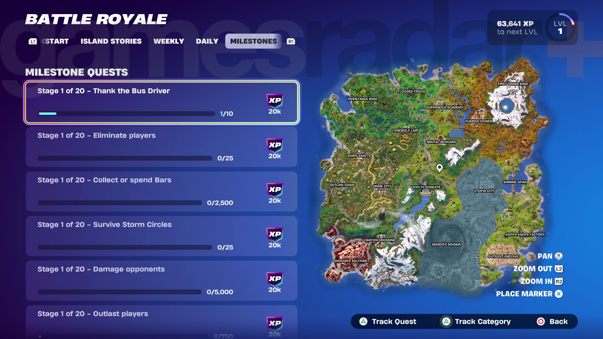 Fortnite Milestones Quests Chapter 6 Season 3
