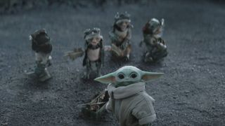 Grogu and the Anzellans in The Mandalorian and Grogu