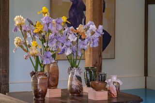 flowers in vases by Frances Palmer