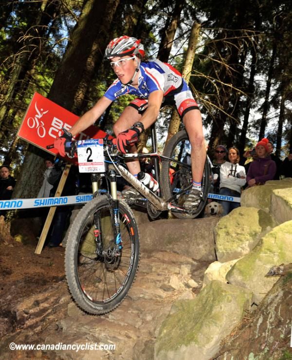 World Cup winner Julie Bresset demonstrates her technical skill (Dalby World Cup, GBr)