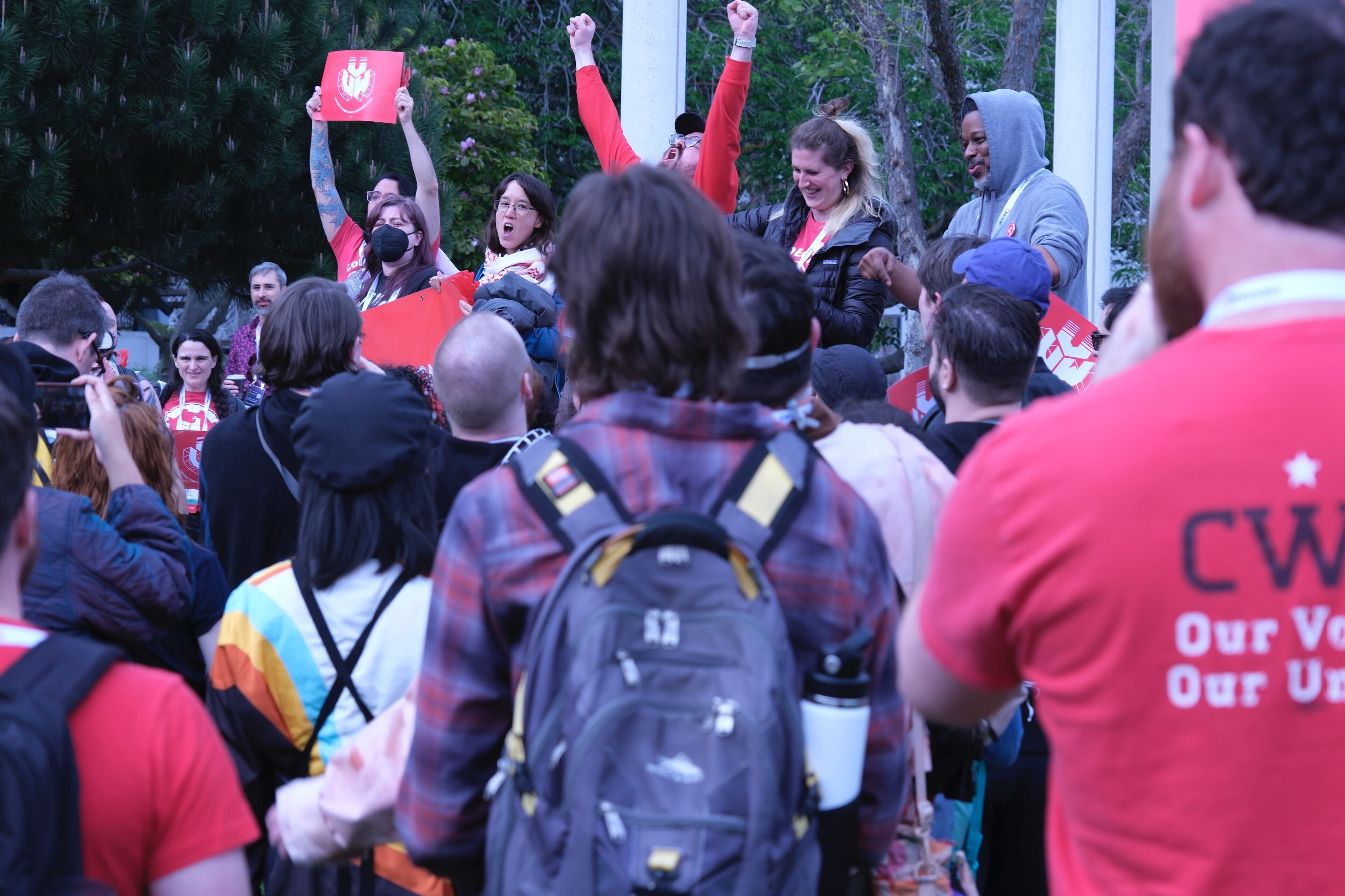 Union organizers and game developers gather at GDC 2025.