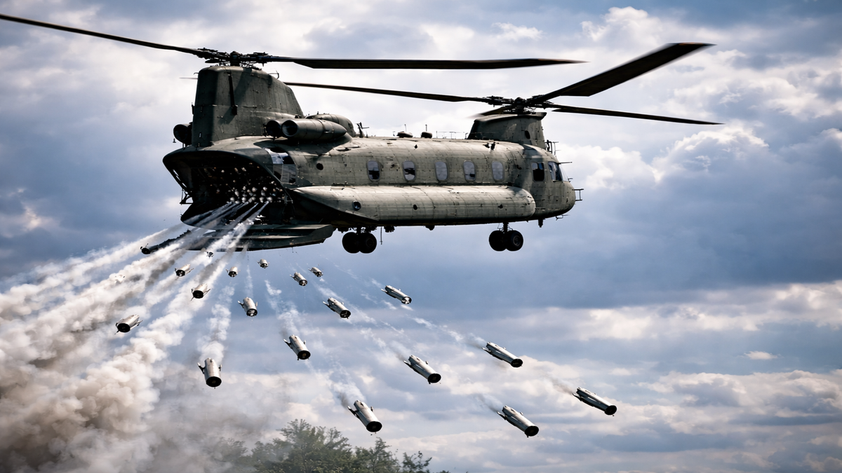 'The future of the CH-47 Chinook': See the legendary twin rotor morph into a massive drone-swarming mothership