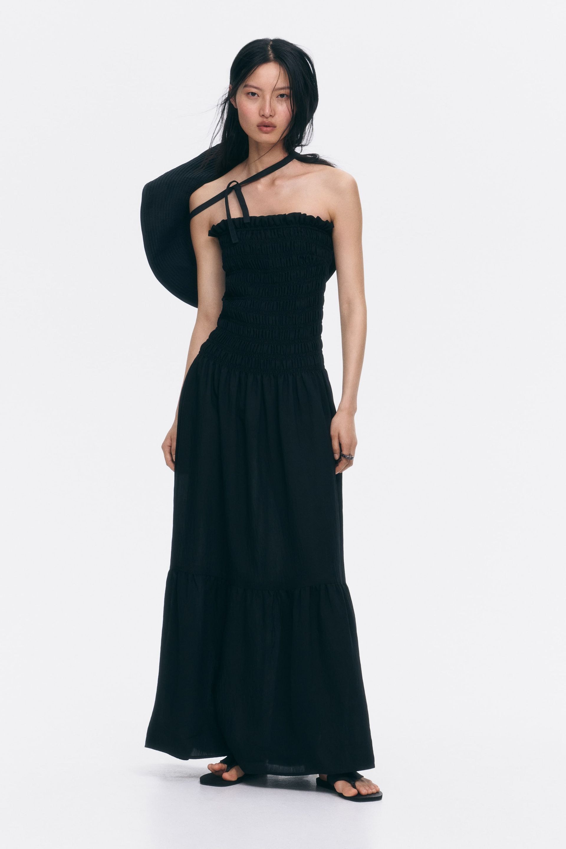 Smocked Bandeau Dress