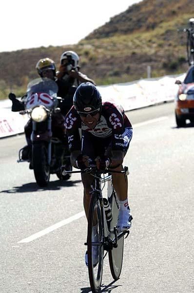 Carlos Sastre (Team CSC) is not a specialist and he tried to limit his losses, but he will be eager to tackle the mountains now