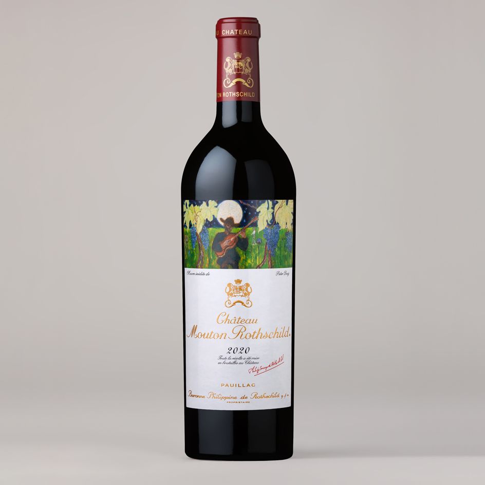 Château Mouton Rothschild wine label designed by Peter Doig