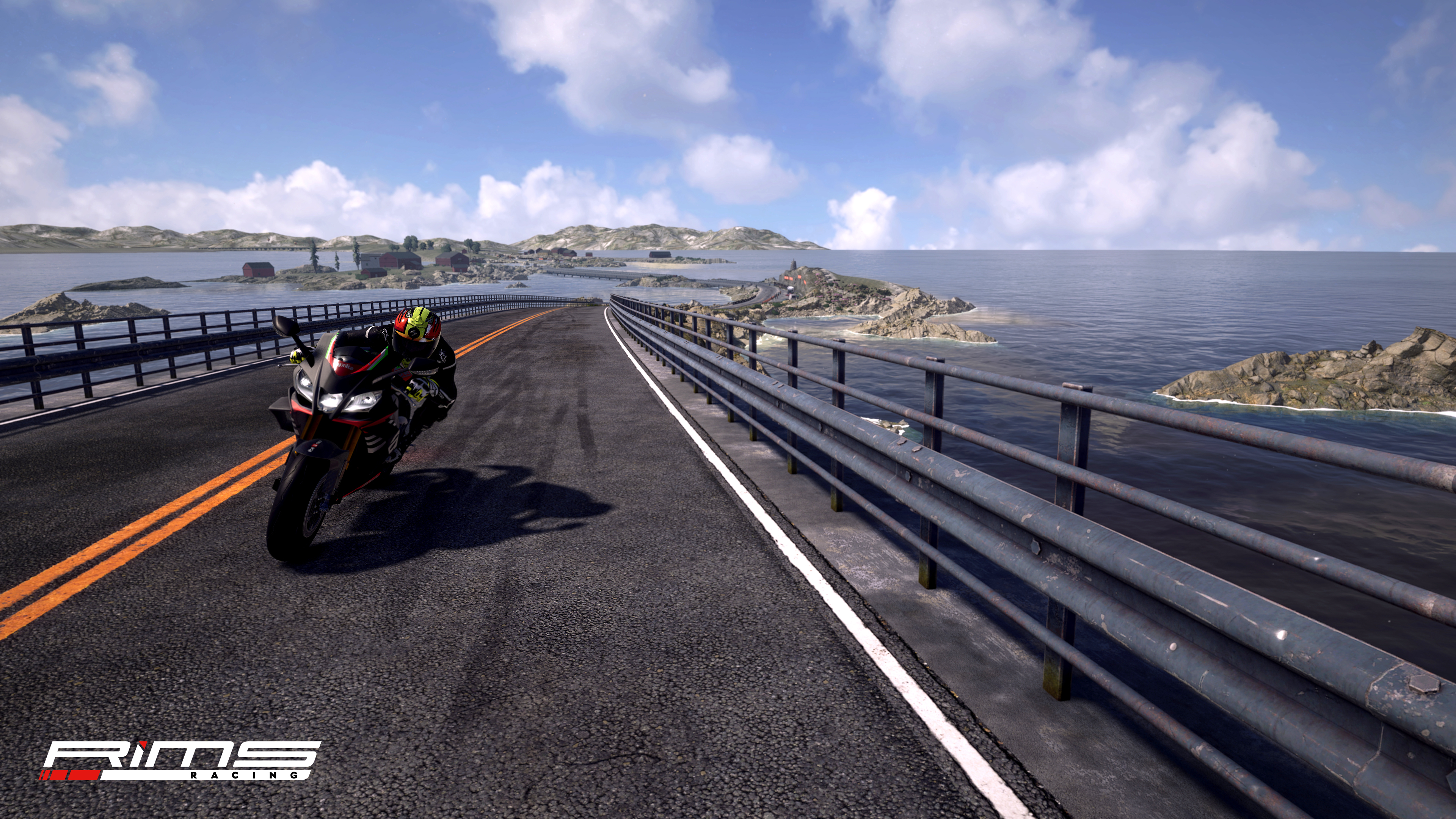 Motorcycle racing screenshot.