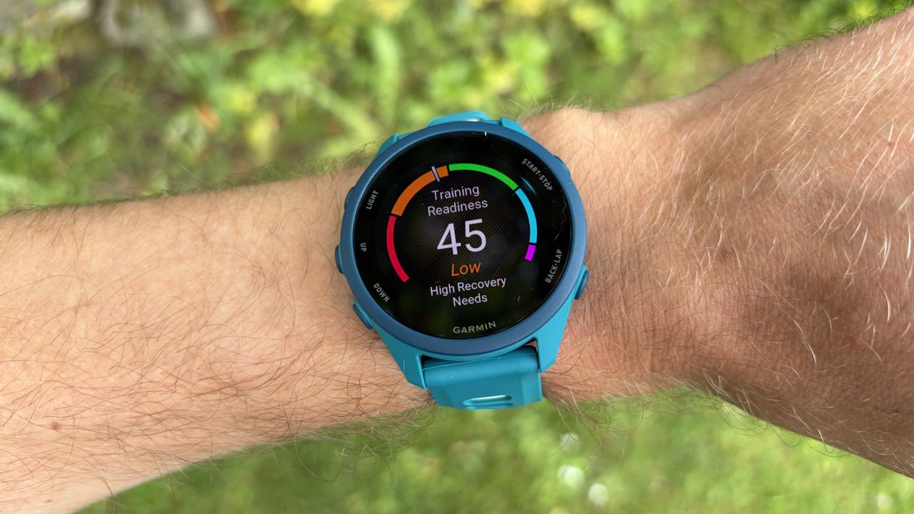 Garmin Forerunner 170 on a person's wrist