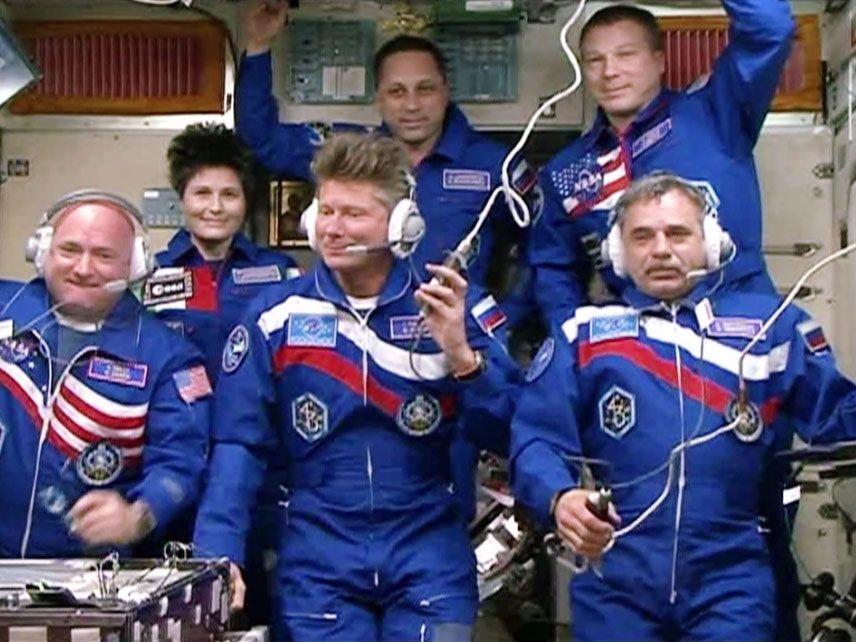 One Year Crew Begins Epic Trip On International Space Station Space