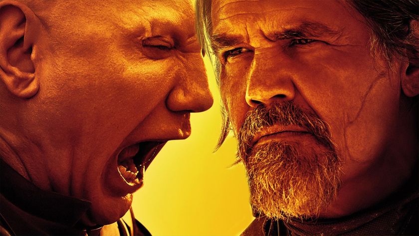 Dune 2 poster featuring one very upset looking man and one calm looking man