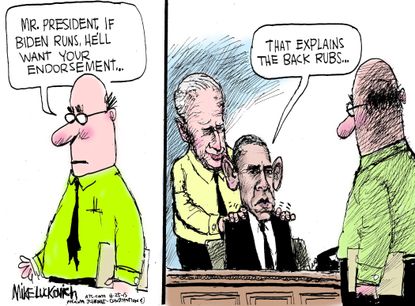 Obama cartoon U.S. Biden 2016