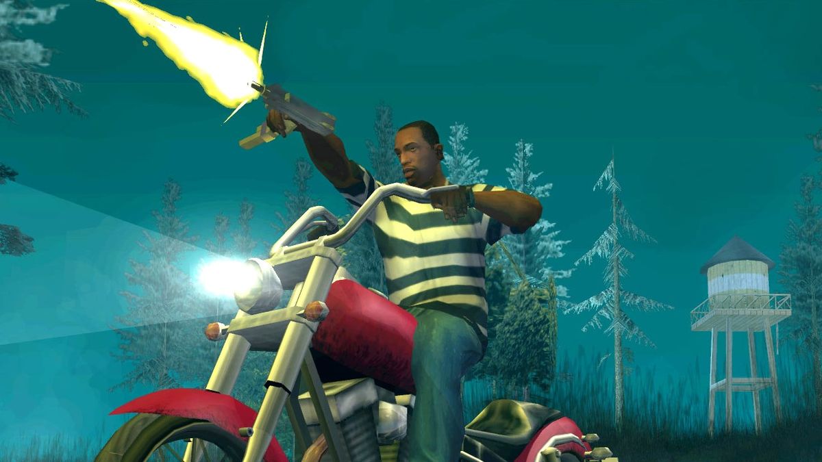 GTA San Andreas - Cadê o Game - Notícia - Curiosidades - + Um Bug