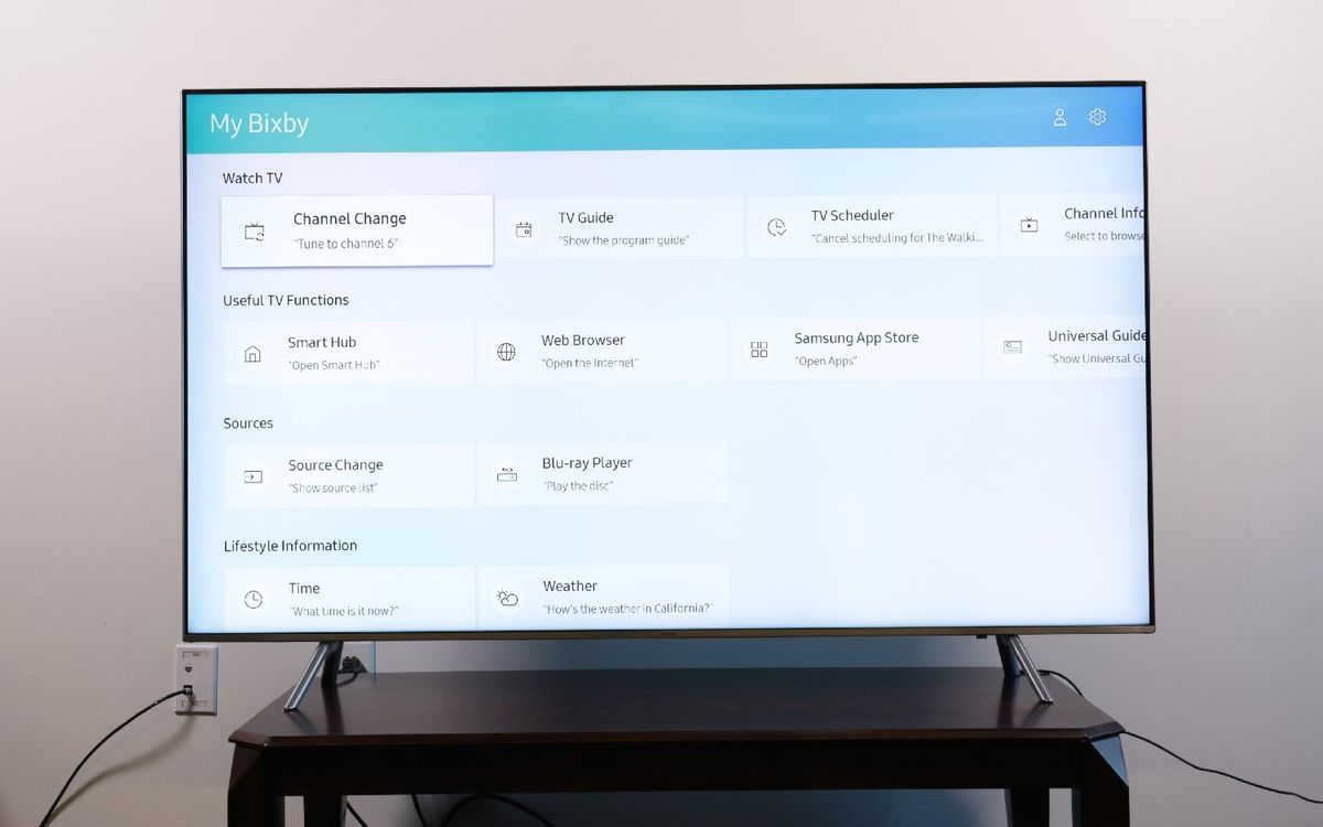 Bixby samsung на телевизоре. Samsung Smart TV settings.