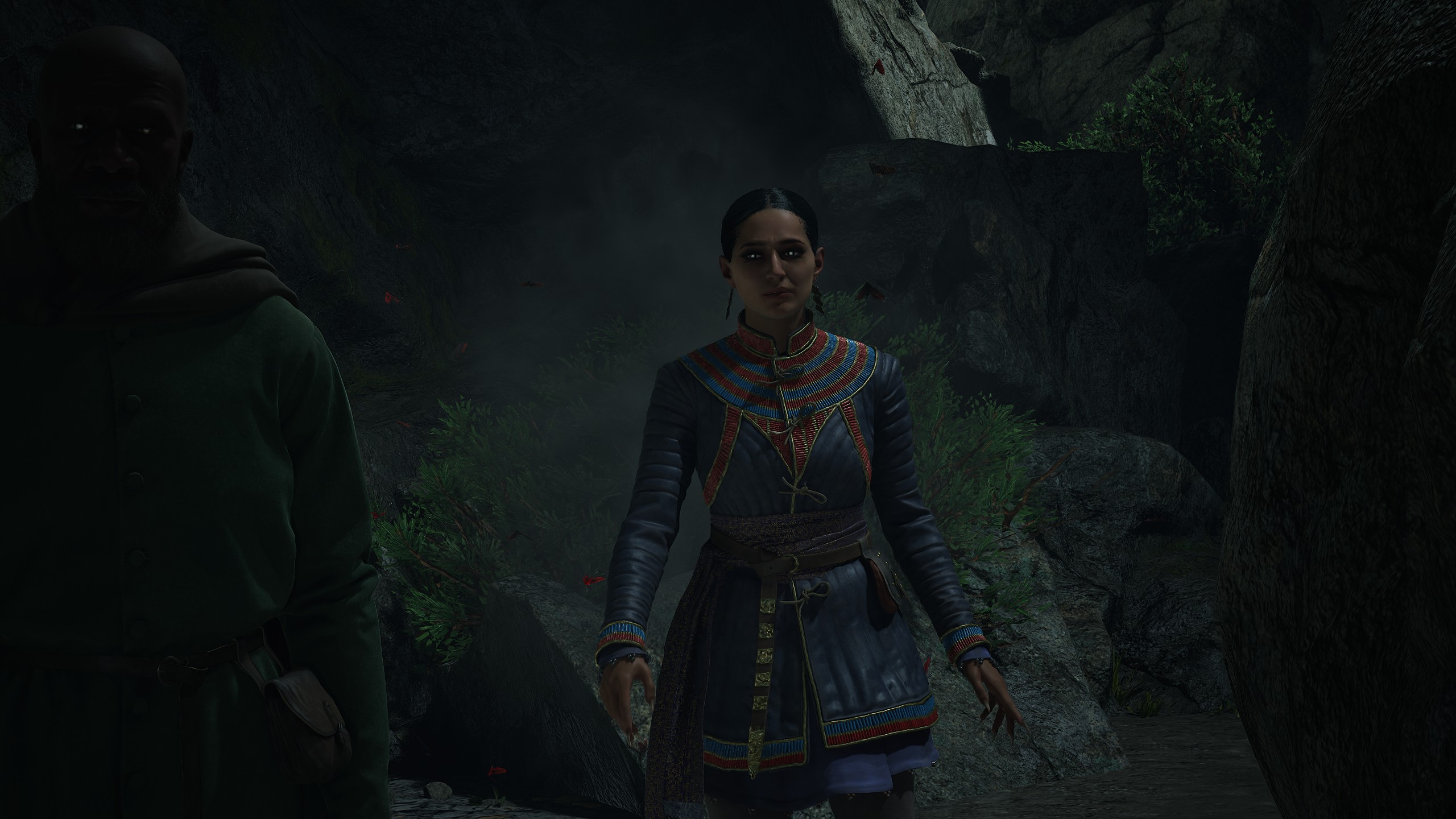 Lacra walking into a cave in The Blood of Dawnwalker