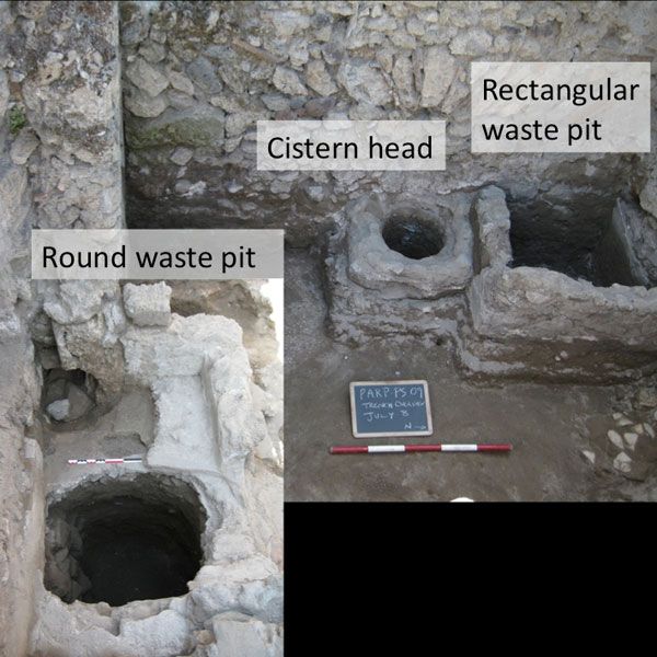 Pompeii trash pits and cistern. Residents&#039; casual attitude toward trash explains why tombs were filled with household garbage, an archaeologist says. 