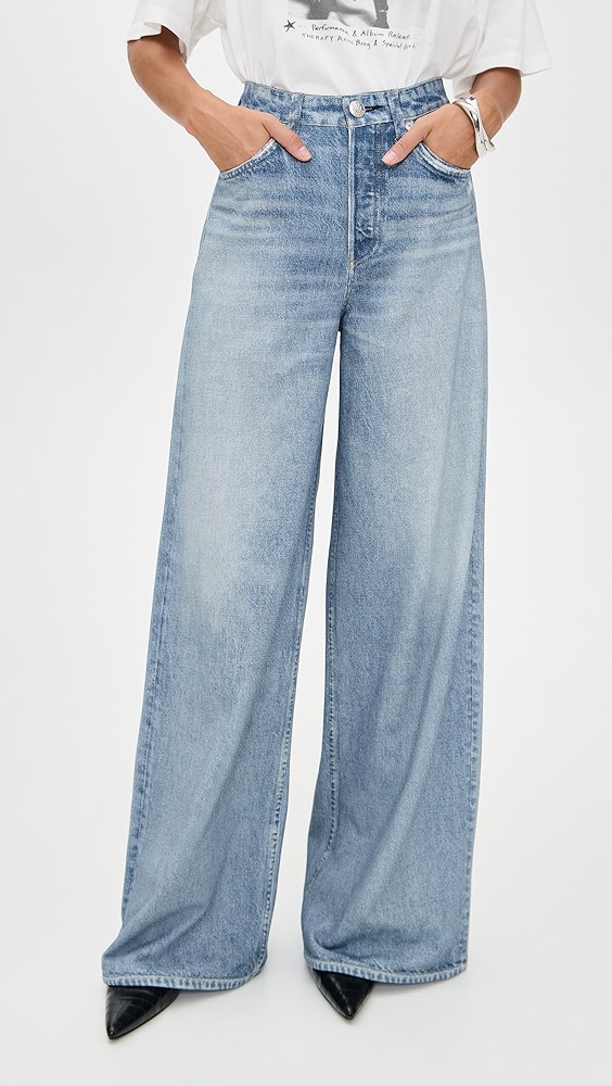Rag &amp;amp; Bone Miramar Terry Sofie Wide Pants