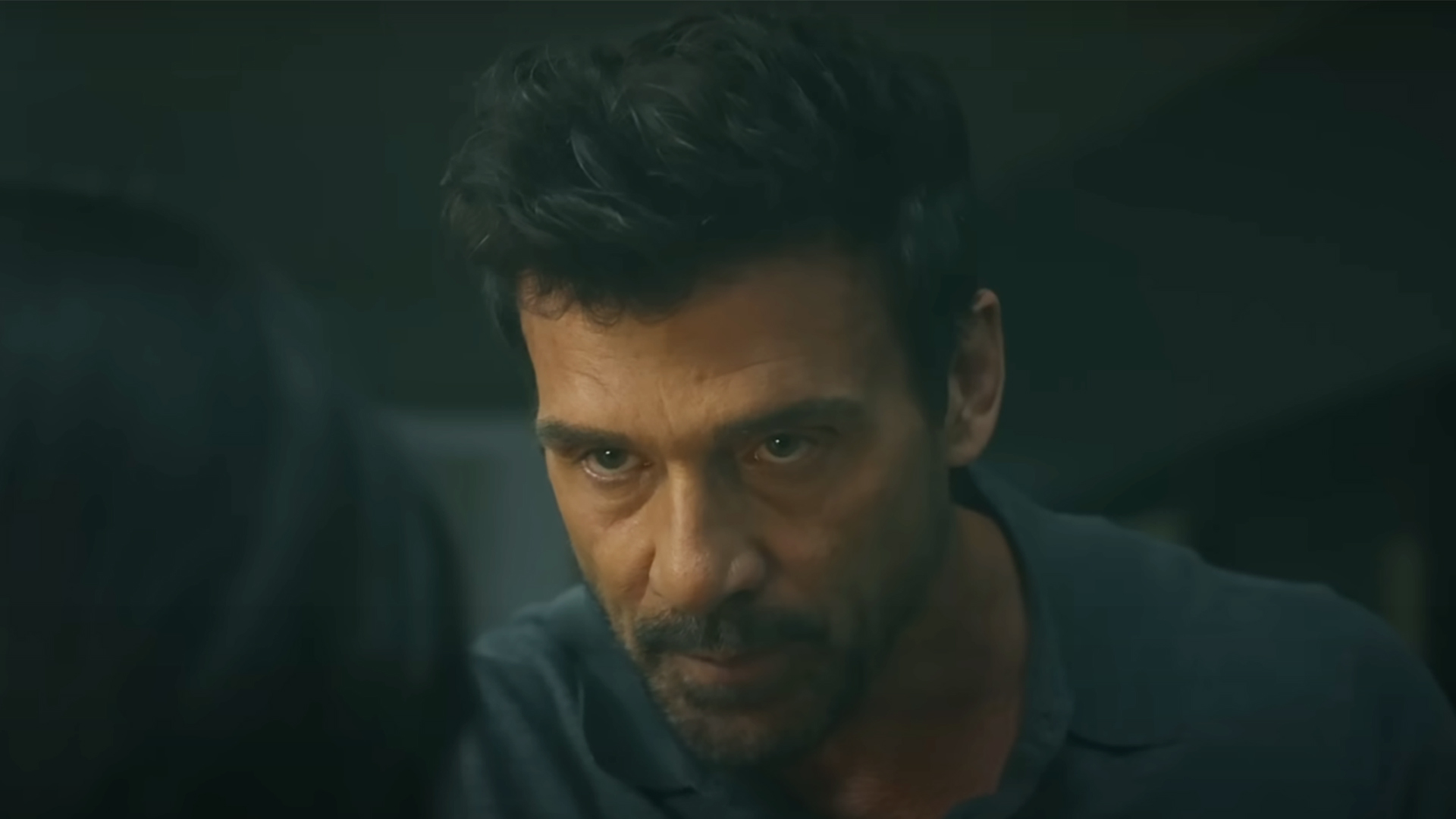 Rick Flag, Sr. (Frank Grillo) looking determined in Peacemaker season 2