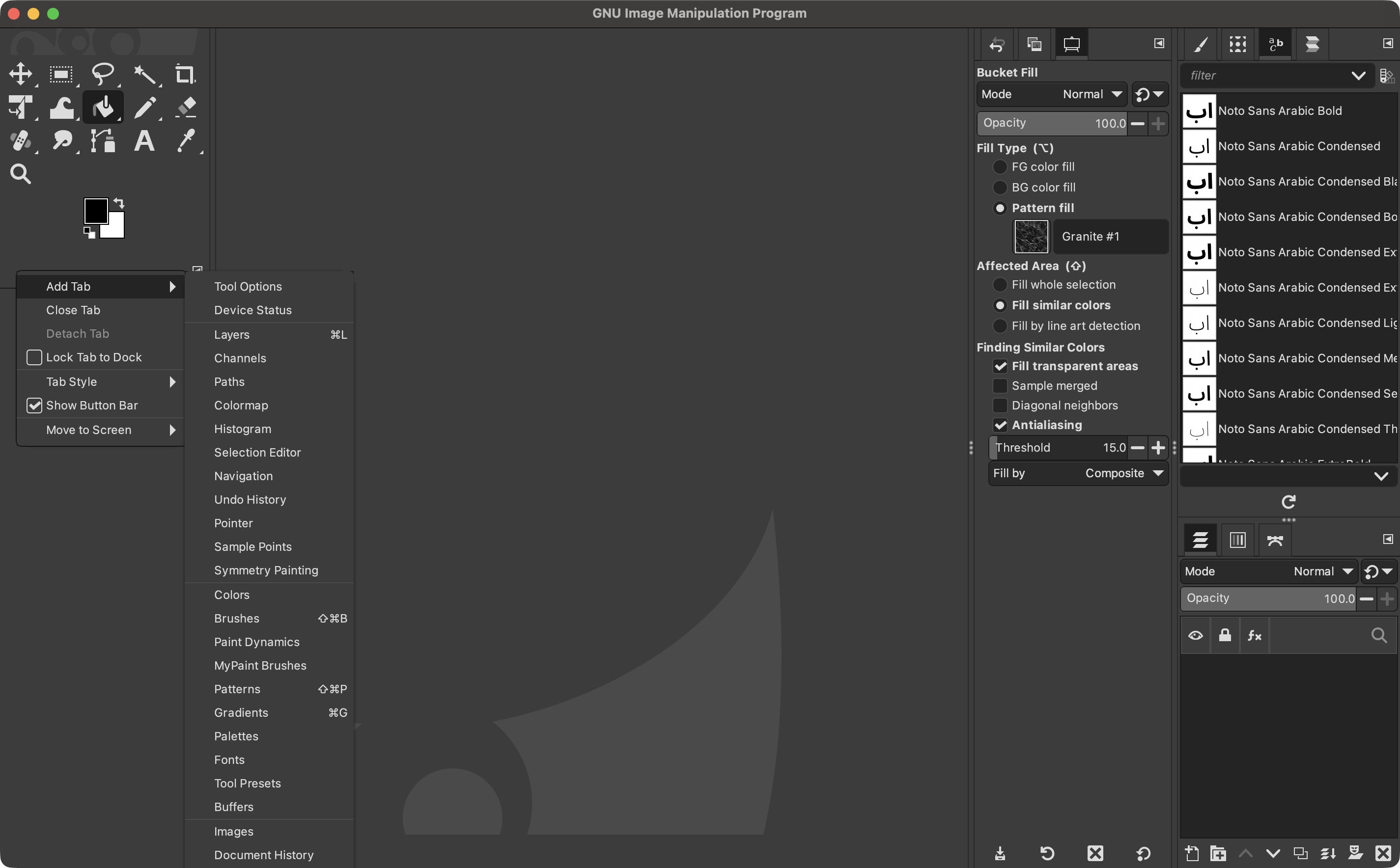 Using GIMP during our review process