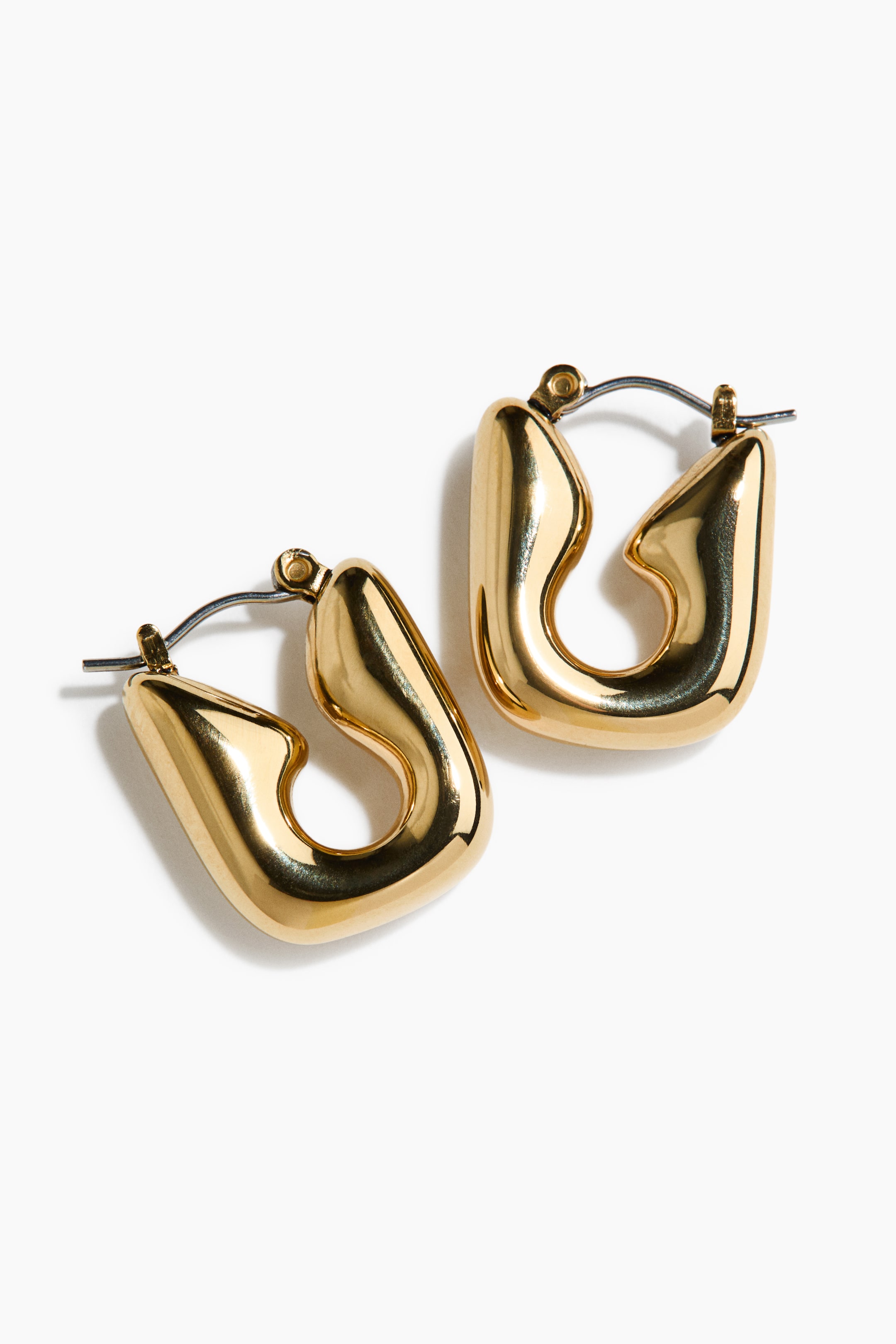 Stainless Steel Earrings - Gold-Coloured